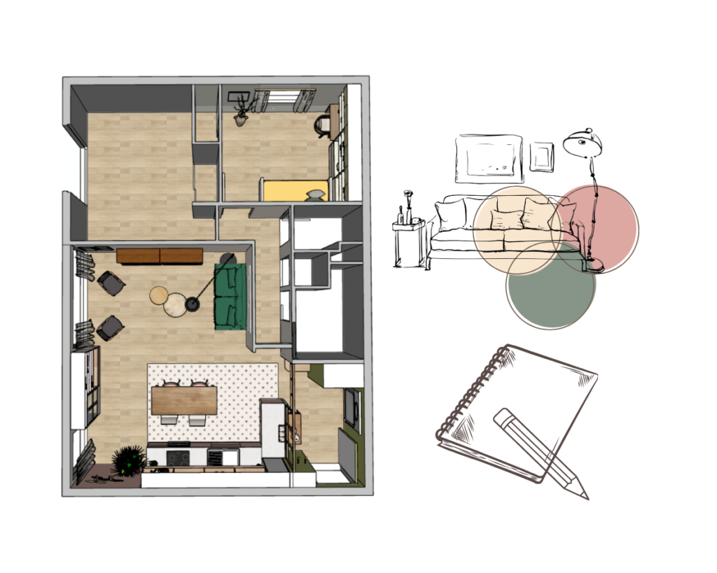 Déroulement projet chez Véronique Nogaret architecte intérieur