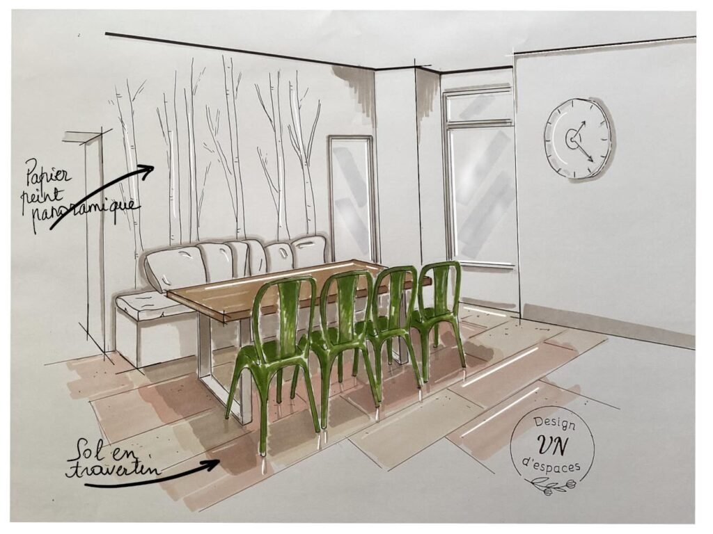 Perspective projet cuisine 33