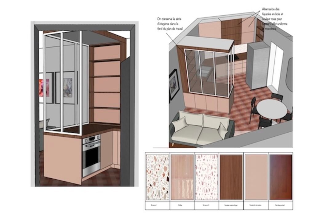 Architecture intérieure cuisine Palavas