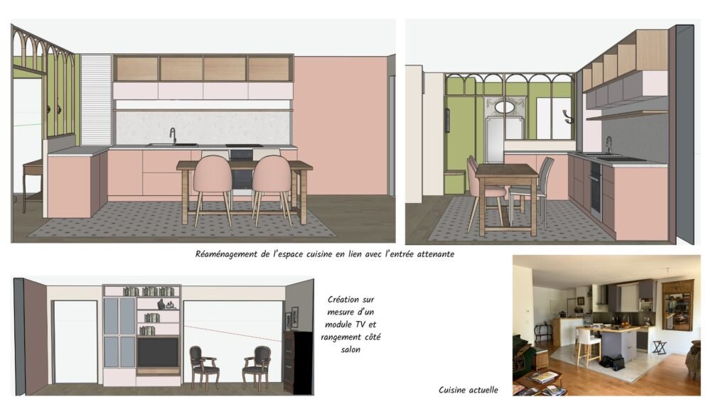 Réaménagement cuisine appartement Montpellier