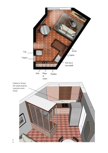 Optimisation espace cuisine Palavas